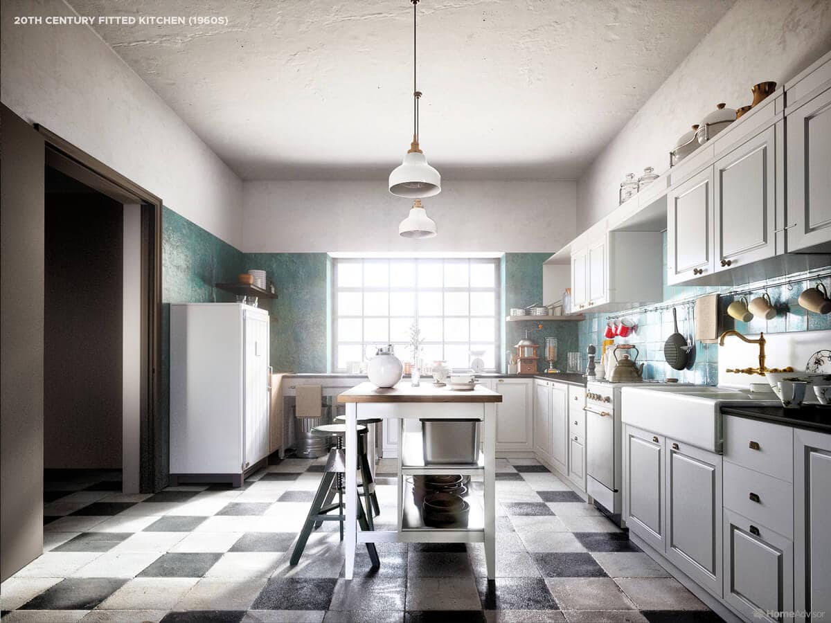 Фотография: От котла к минимализму: дизайнеры показали, как менялся интерьер кухни в течение 500 лет №6 - BigPicture.ru
