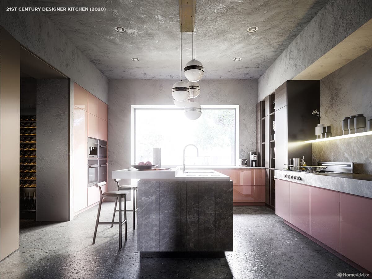 Фотография: От котла к минимализму: дизайнеры показали, как менялся интерьер кухни в течение 500 лет №7 - BigPicture.ru