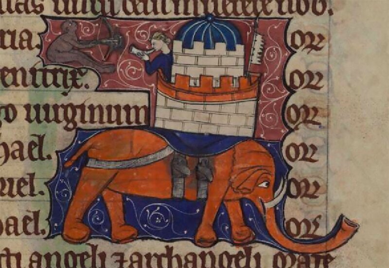 Фотография: Чудище носатое: как в Средневековье рисовали слонов №15 - BigPicture.ru