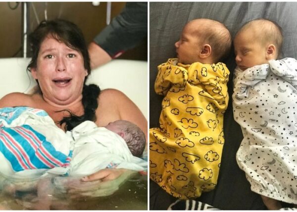 Киндер-сюрприз: молодая мать была в шоке, когда вместо одной дочери родила двойняшек