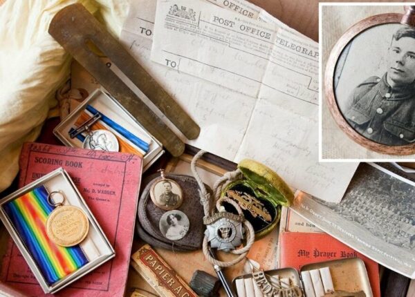 Удивительная находка на чердаке: чемодан с личными вещами солдата Первой мировой войны