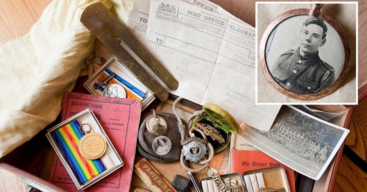 Фотография: Удивительная находка на чердаке: чемодан с личными вещами солдата Первой мировой войны №1 - BigPicture.ru