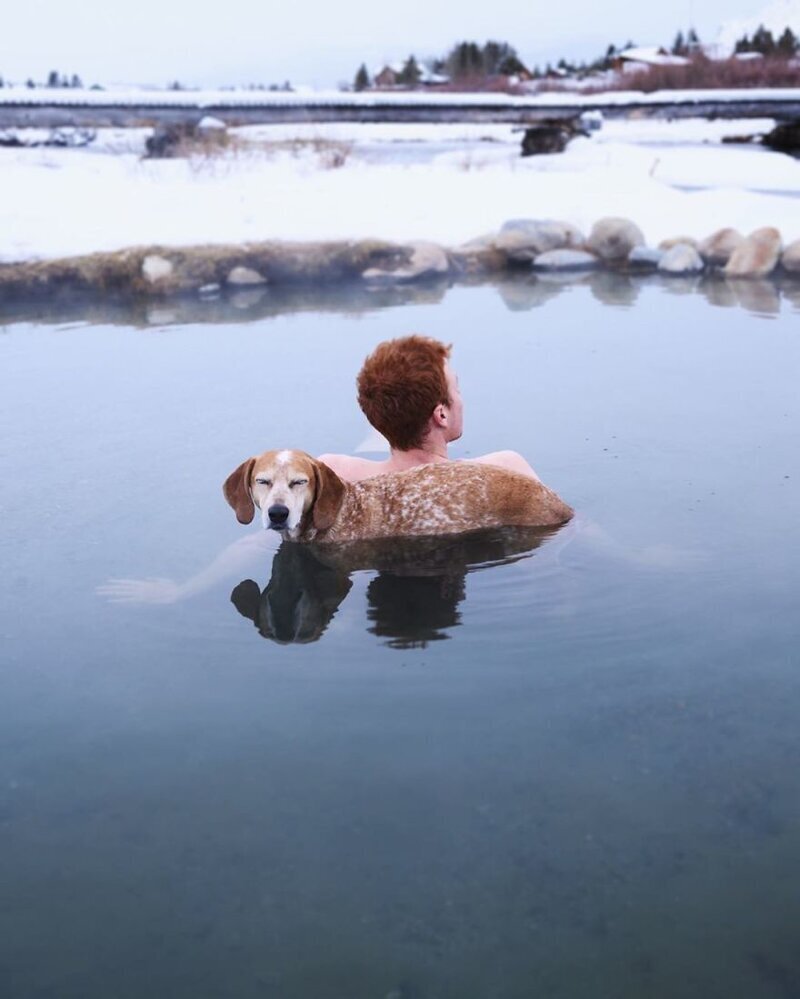 Фотография: Как путешествуют фотограф Терон Хамфри и его собака Мэдди №28 - BigPicture.ru