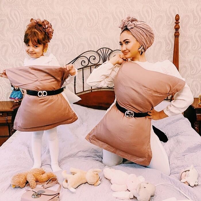 Фотография: В Сети появился новый карантинный тренд — платье-подушка №25 - BigPicture.ru