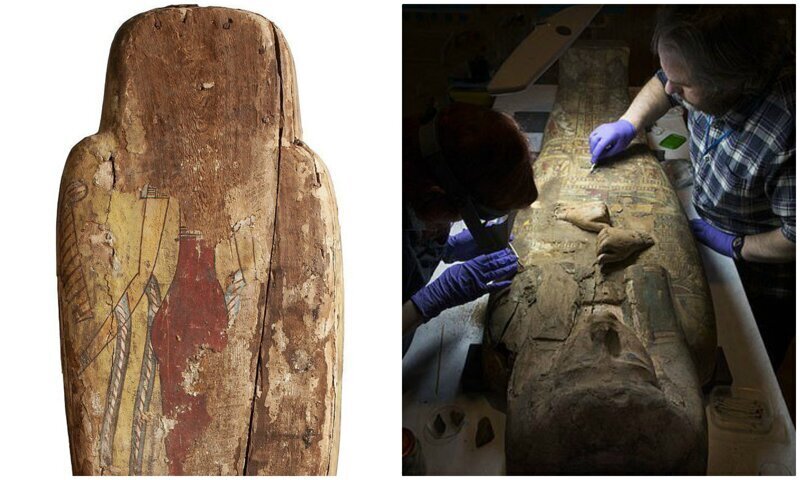Внутри саркофага 3000-летней мумии нашли уникальные рисунки » BigPicture.ru