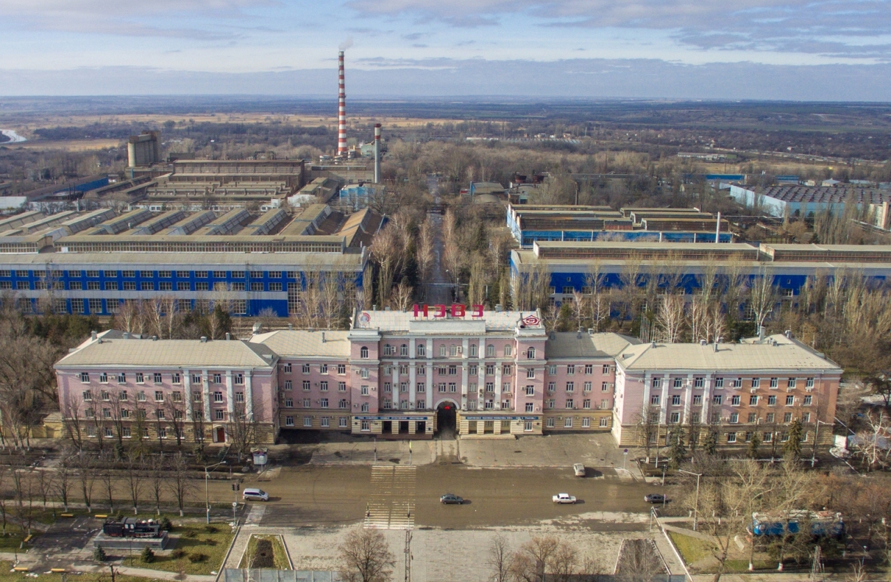 Новочеркасский электровозостроительный завод вид с высоты