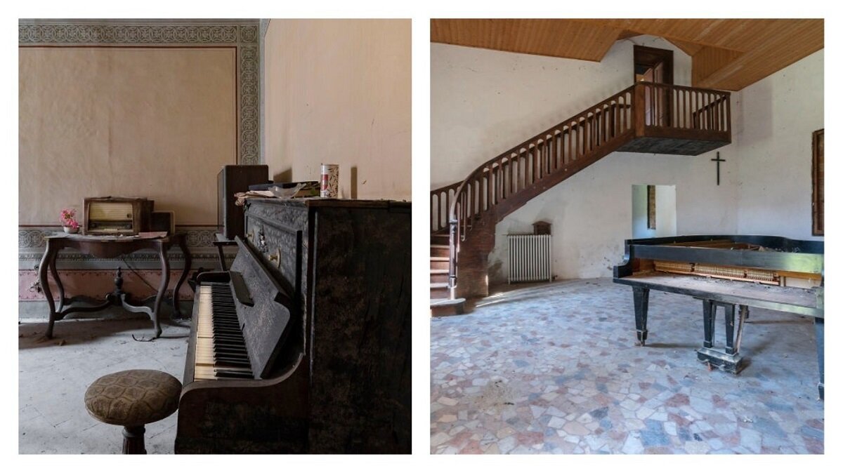 Фотография: Когда умолкла музыка: печальные пианино в заброшенных зданиях №1 - BigPicture.ru