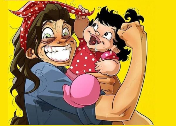 Радости и трудности родительства: художник из Израиля рисует комиксы о жене и дочке