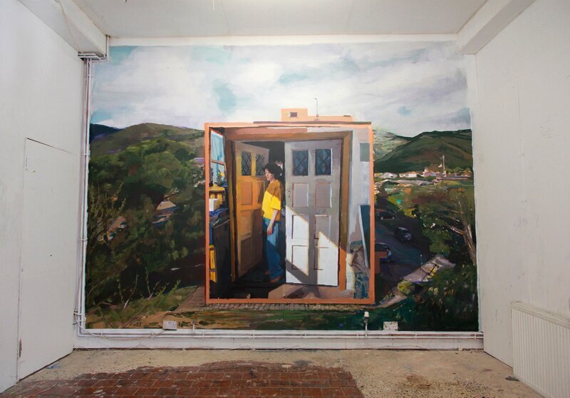 Фотография: Домашний стрит-арт: художники по всему миру рисуют на стенах своих квартир и домов №11 - BigPicture.ru