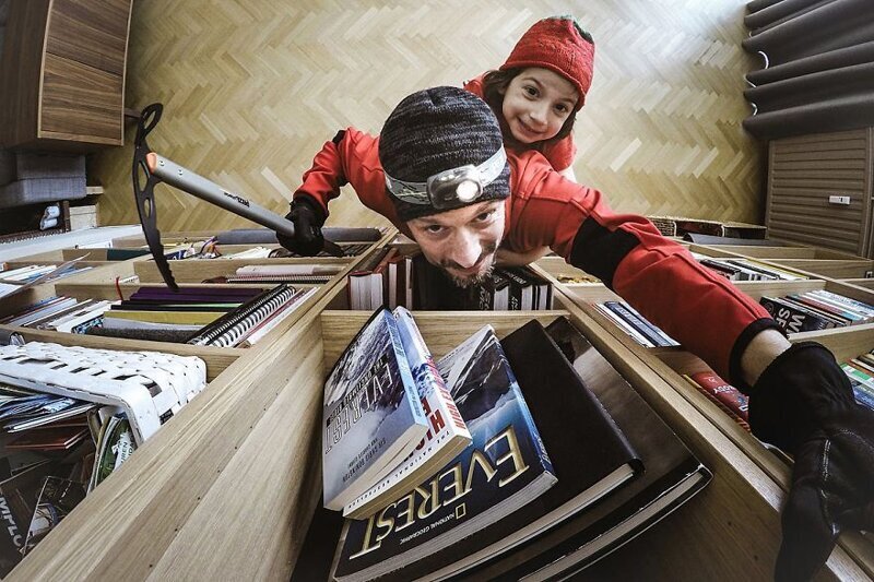 Фотография: Любитель путешествий придумал, как отправиться в горы не выходя из дома №26 - BigPicture.ru