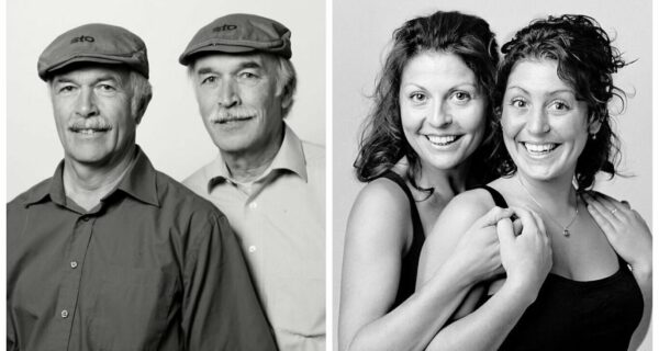 30 портретов людей, не связанных кровным родством, но очень похожих друг на друга