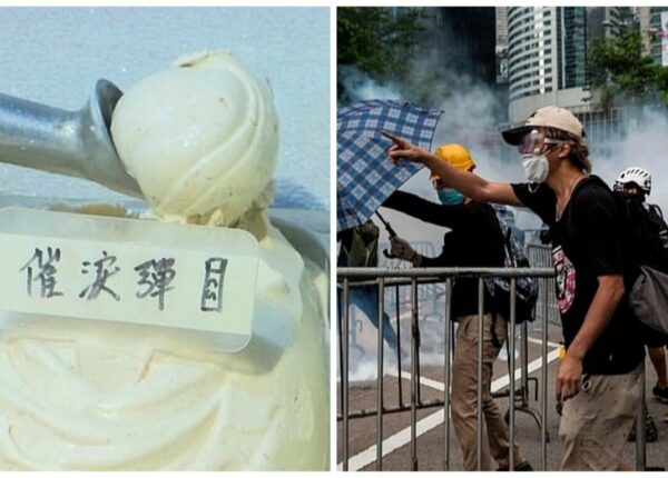 В Гонконге начали продавать мороженое со вкусом слезоточивого газа