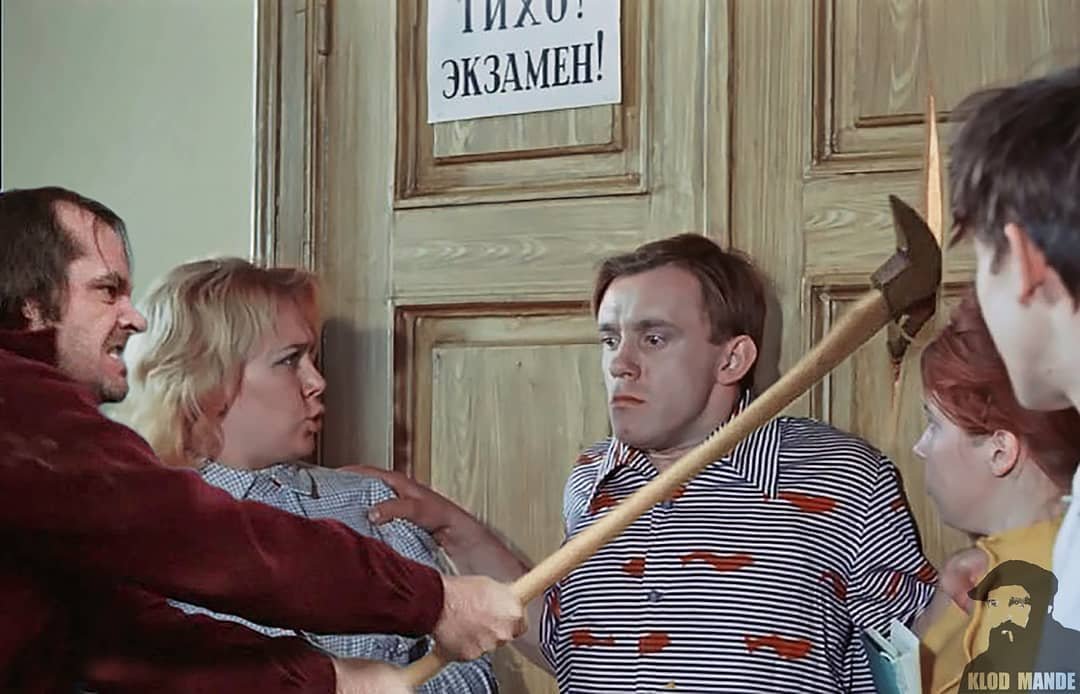 Фотография: Встреча Голливуд и советской классики кино в 15 смешных коллажах №8 - BigPicture.ru