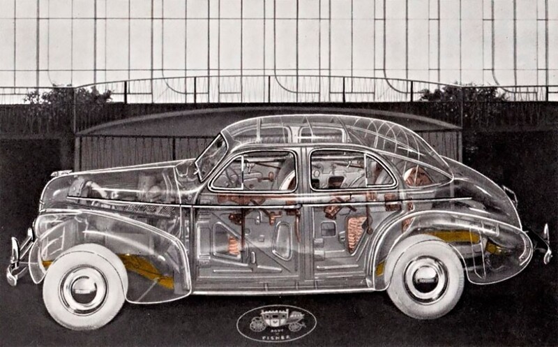 Фотография: Как выглядит автомобиль-призрак Pontiaс Plexiglas 1939 года №15 - BigPicture.ru