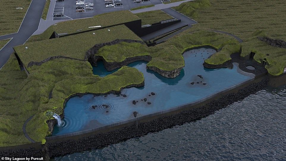 Фотография: В Исландии на полуострове Карснес строят геотермальную лагуну с видом на океан №7 - BigPicture.ru