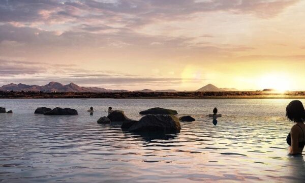 В Исландии на полуострове Карснес строят геотермальную лагуну с видом на океан