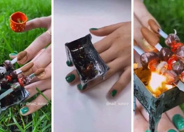 Ногти-шашлычки от креативного российского салона красоты удивили Сеть