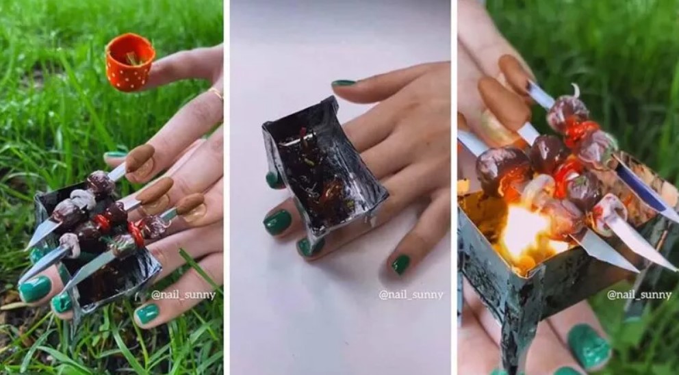 Фотография: Ногти-шашлычки от креативного российского салона красоты удивили Сеть №1 - BigPicture.ru