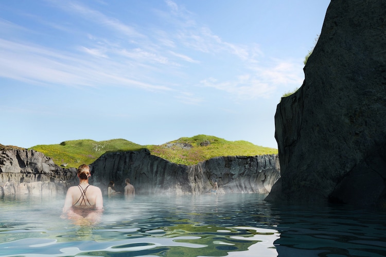 Фотография: В Исландии на полуострове Карснес строят геотермальную лагуну с видом на океан №3 - BigPicture.ru