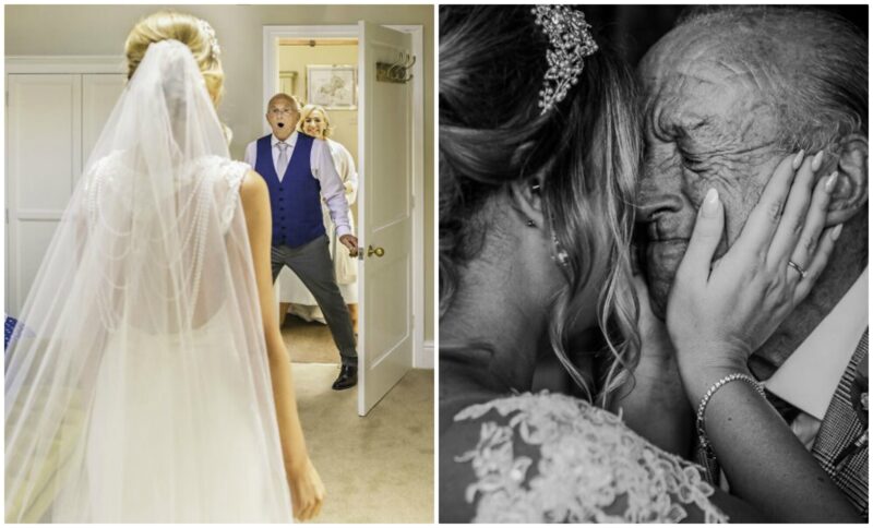 Фотография: 26 трогательных фото отцов, которые не сдержали эмоций на свадьбе дочерей №1 - BigPicture.ru