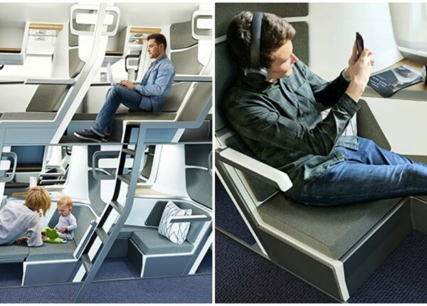 Эконом-класс пассажирских самолетов могут сделать более похожими на плацкартные поезда