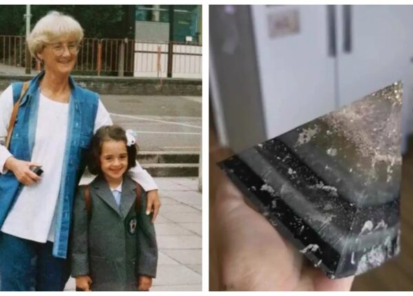 Шотландка сделала блестящую пирамиду из праха своей бабушки