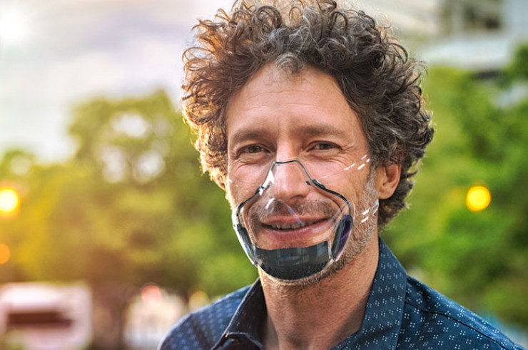 Фотография: LEAF, первая инновационная прозрачная маска, которая защищает, не скрывая лицо №4 - BigPicture.ru