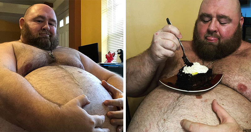 Фотография: Американцу платят на порносайте за то, что он жиреет №1 - BigPicture.ru
