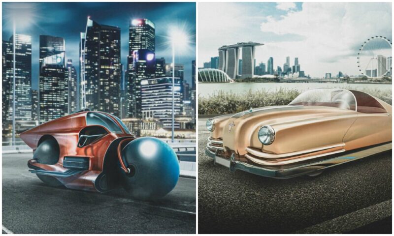 Фотография: Как футуристы 20 века представляли себе автомобили будущего №1 - BigPicture.ru