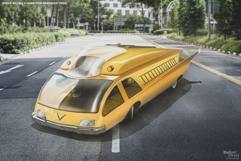 Фотография: Как футуристы 20 века представляли себе автомобили будущего №4 - BigPicture.ru