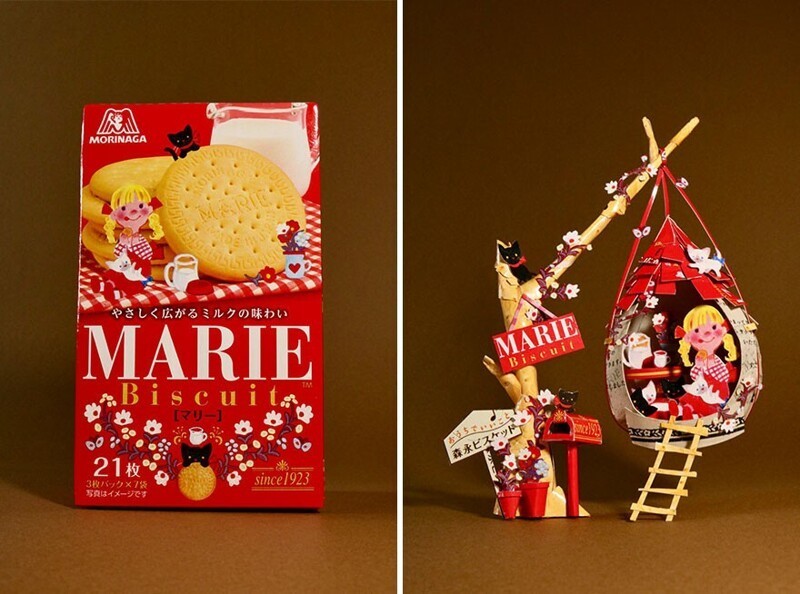 Фотография: Японский художник Харукиру трансформирует упаковку в произведения искусства №8 - BigPicture.ru