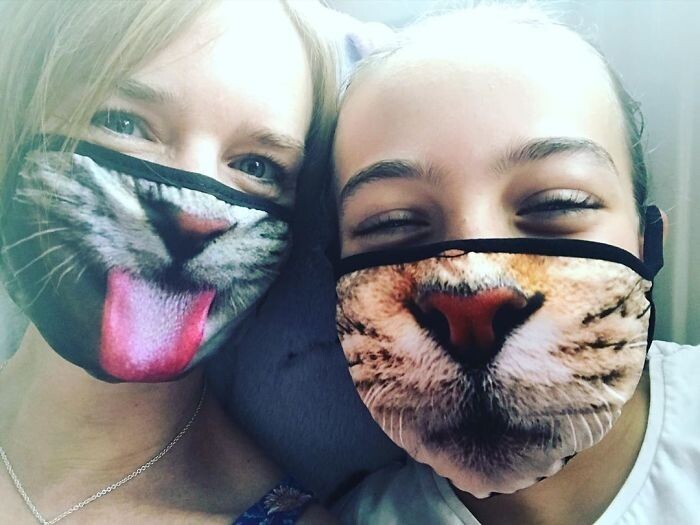 Фотография: 30 странных и смешных защитных масок для людей-кошек №15 - BigPicture.ru
