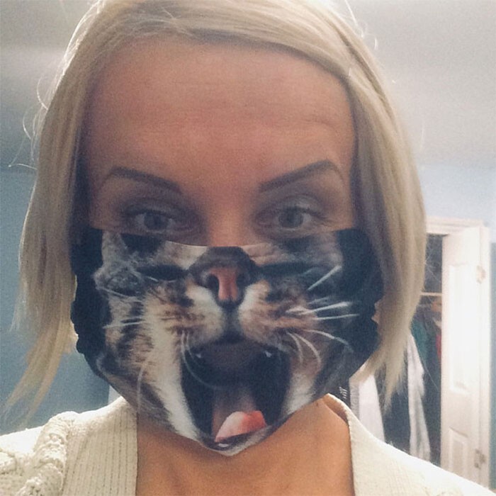 Фотография: 30 странных и смешных защитных масок для людей-кошек №29 - BigPicture.ru
