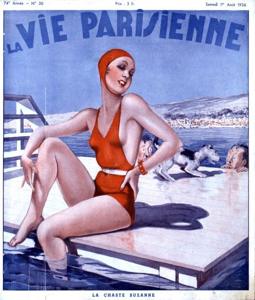 Фотография: Иллюстрации легендарного журнала La Vie Parisienne с налетом эротики в стиле ар-нуво №15 - BigPicture.ru