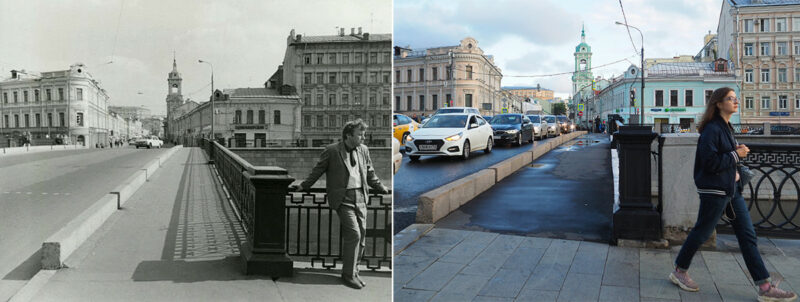 Фотография: Тогда и сейчас: как Москва поменялась за 150 лет №1 - BigPicture.ru