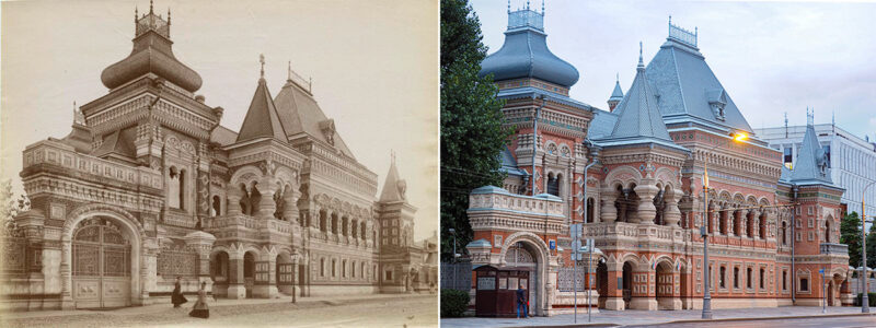 Фотография: Тогда и сейчас: как Москва поменялась за 150 лет №15 - BigPicture.ru