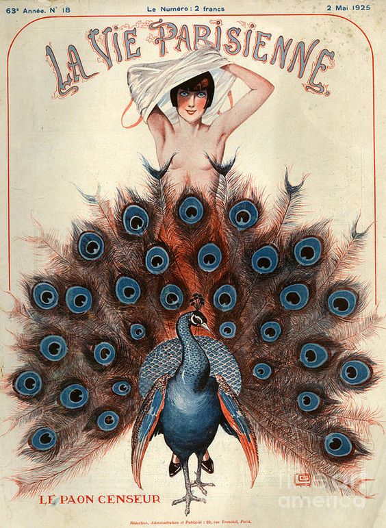 Фотография: Иллюстрации легендарного журнала La Vie Parisienne с налетом эротики в стиле ар-нуво №14 - BigPicture.ru