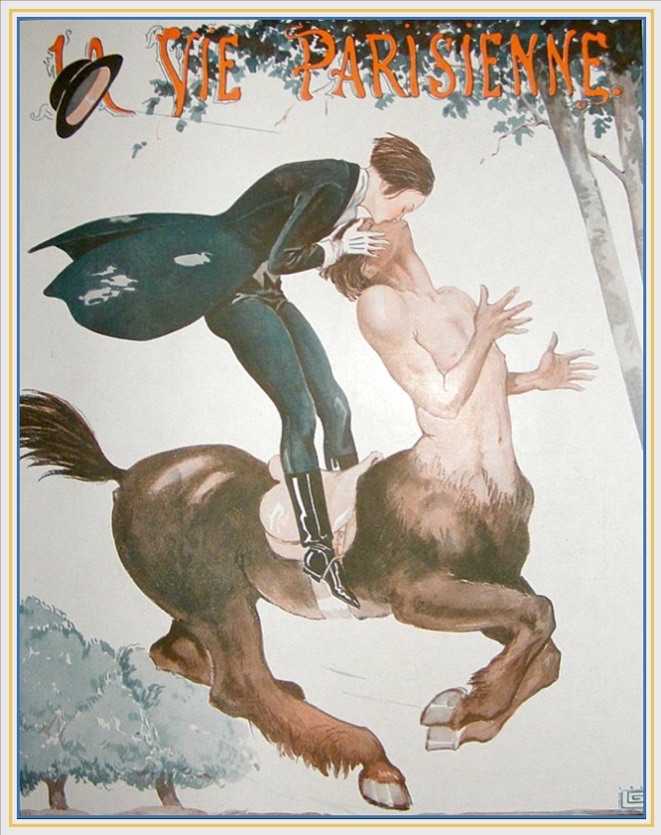 Фотография: Иллюстрации легендарного журнала La Vie Parisienne с налетом эротики в стиле ар-нуво №17 - BigPicture.ru