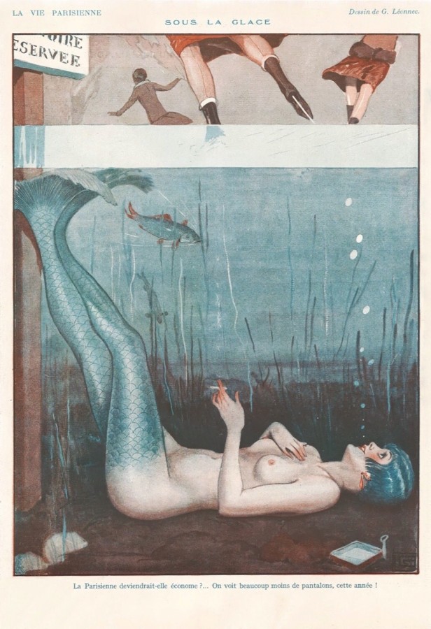 Фотография: Иллюстрации легендарного журнала La Vie Parisienne с налетом эротики в стиле ар-нуво №7 - BigPicture.ru