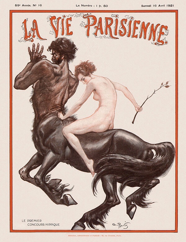 Фотография: Иллюстрации легендарного журнала La Vie Parisienne с налетом эротики в стиле ар-нуво №8 - BigPicture.ru