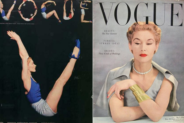 Лиза Фонсагривс на обложке Vogue 1930-е