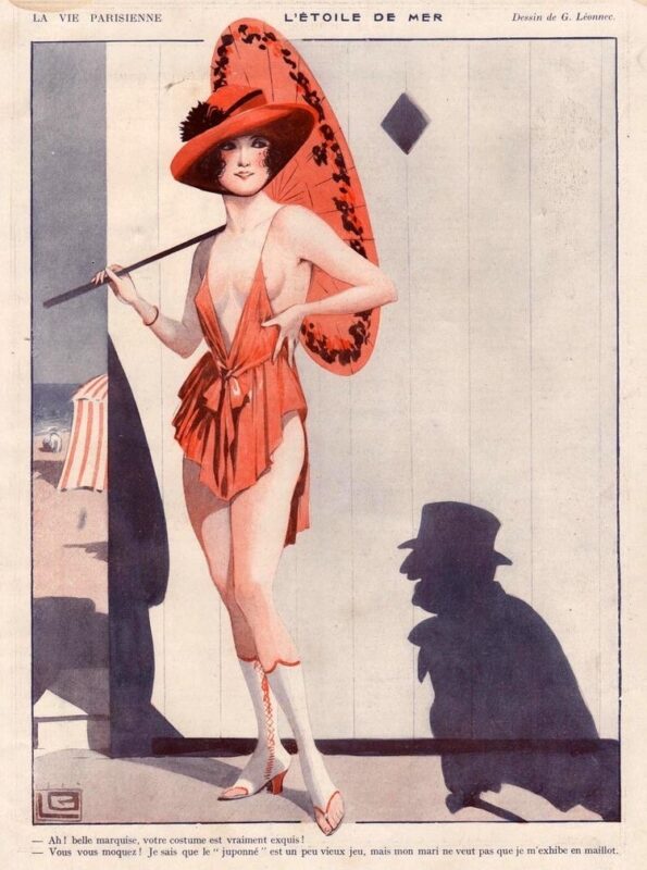 Фотография: Иллюстрации легендарного журнала La Vie Parisienne с налетом эротики в стиле ар-нуво №22 - BigPicture.ru