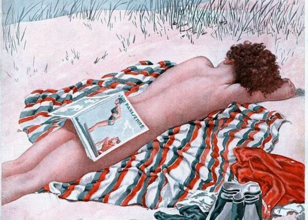 Иллюстрации легендарного журнала La Vie Parisienne с налетом эротики в стиле ар-нуво