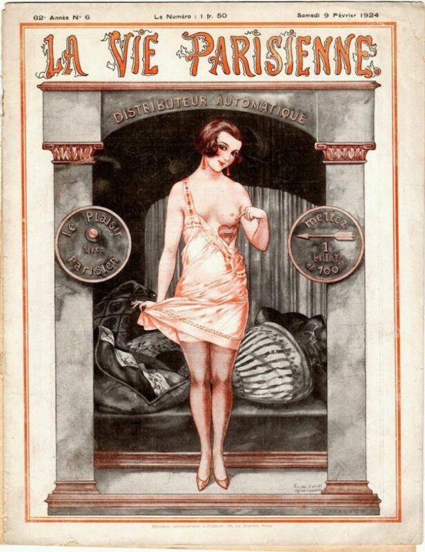 Фотография: Иллюстрации легендарного журнала La Vie Parisienne с налетом эротики в стиле ар-нуво №4 - BigPicture.ru