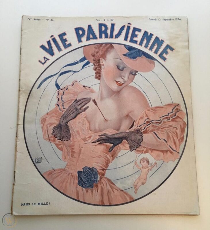 Фотография: Иллюстрации легендарного журнала La Vie Parisienne с налетом эротики в стиле ар-нуво №6 - BigPicture.ru