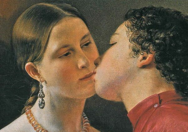 Как на Руси появился обычай целоваться в губы