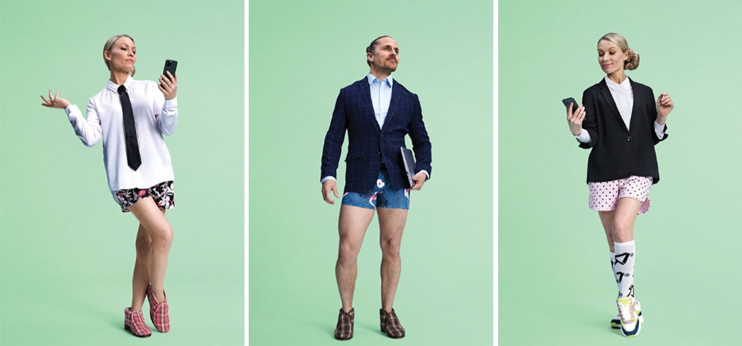 Фотография: Без штанов: бренд из Канады представил свою версию одежды для работы из дома №1 - BigPicture.ru