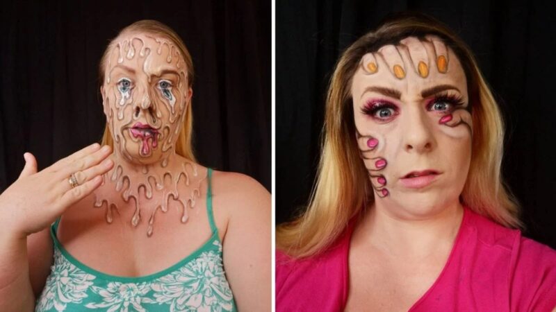Фотография: Визажистка Ханна Грейс и ее невероятные make-up иллюзии №1 - BigPicture.ru
