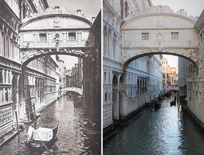 Фотография: Тогда и теперь: сильно ли изменились города Европы за сто лет? №7 - BigPicture.ru