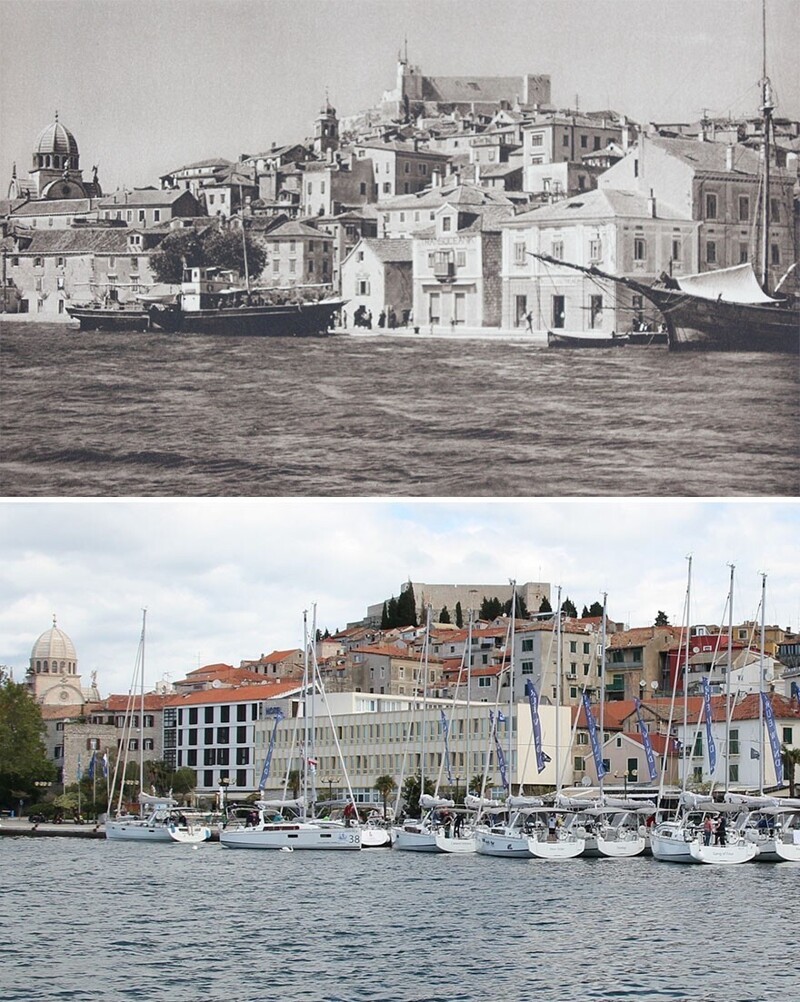 Фотография: Тогда и теперь: сильно ли изменились города Европы за сто лет? №21 - BigPicture.ru
